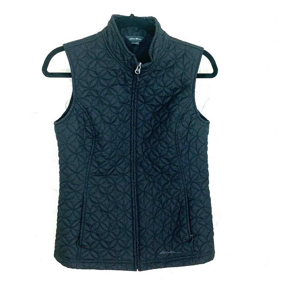 Eddie Bauer small fitted black vest